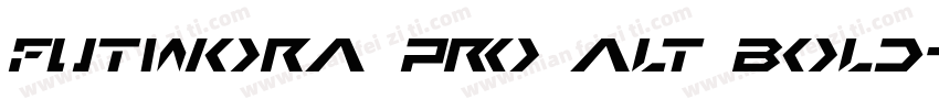Futwora Pro Alt Bold字体转换